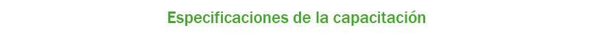 especificaciones